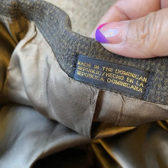 Stafford Jacket Mens 44R Khaki Camel Hair Wool Blend Sportscoat Suit Blazer 3BUT - Picture 6 of 9